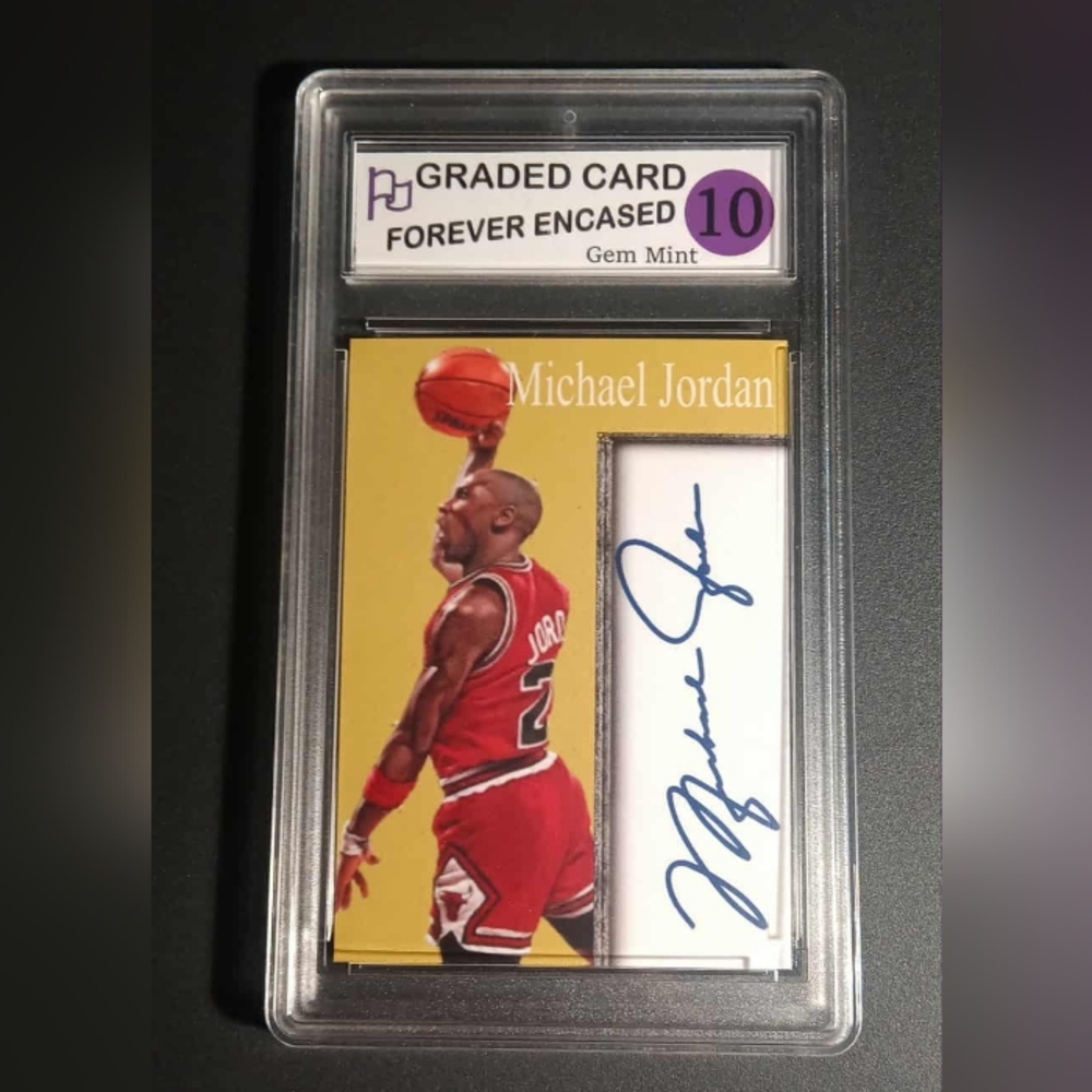 Michael Jordan Incredible Ink Facsimile Auto